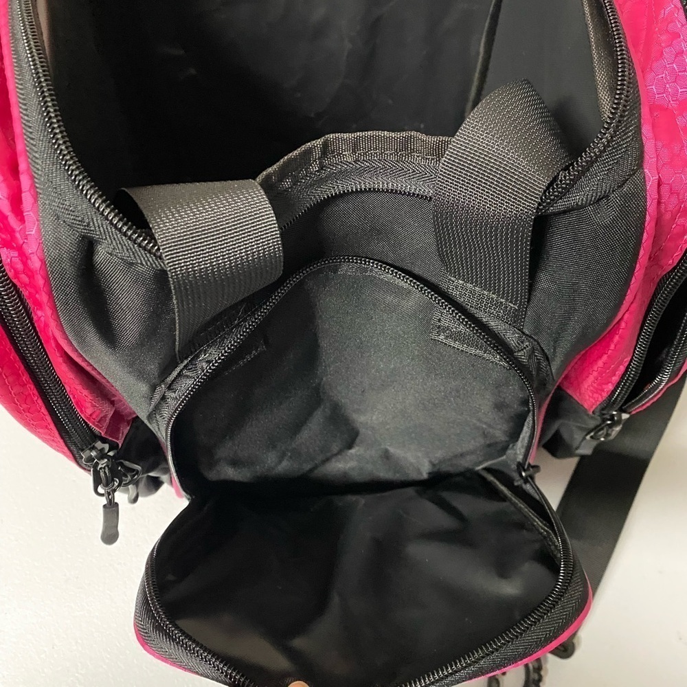 Pink and Black Women's Bowling Ball Bag - Picture 8 of 9